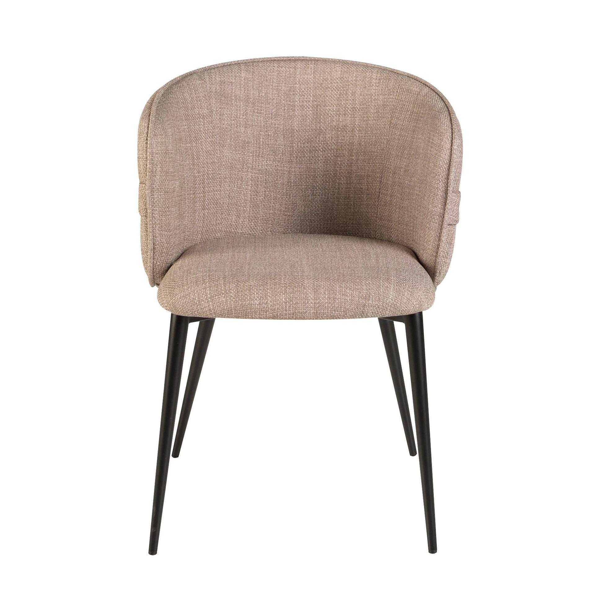 Dining chair textile beige 1