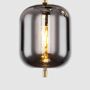 3-arm pendant lamp grey smoked glass 2