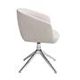 Drehbarer Stuhl Textil Grau 5