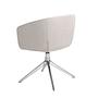 Drehbarer Stuhl Textil Grau 6
