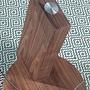 Side table walnut glass 4