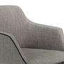 Barstuhl Textil Grau 4