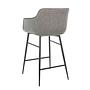 Barstuhl Textil Grau 6