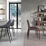 Barstuhl Textil Grau 3