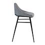 Barstuhl Textil Grau 5