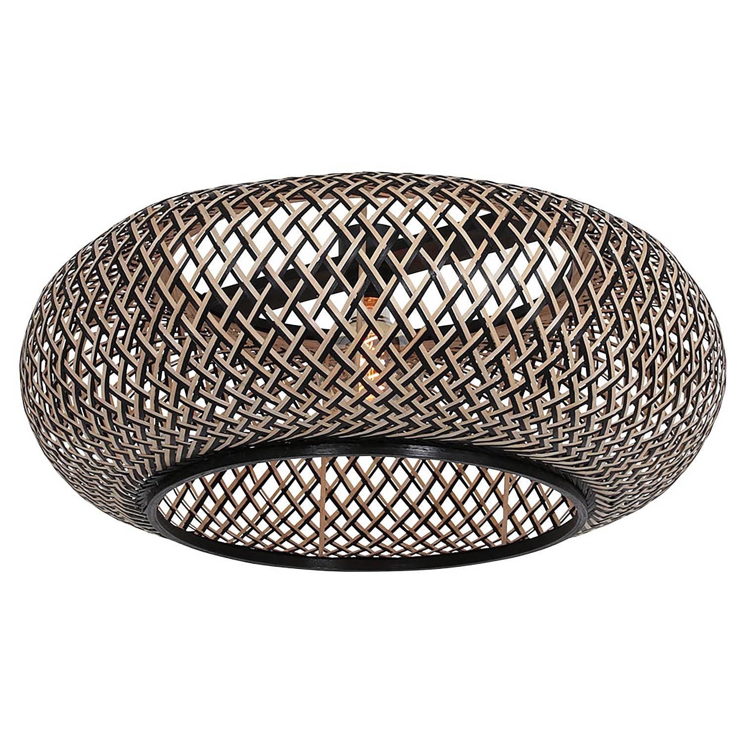 Maze lampshade Bamboo Brown 0