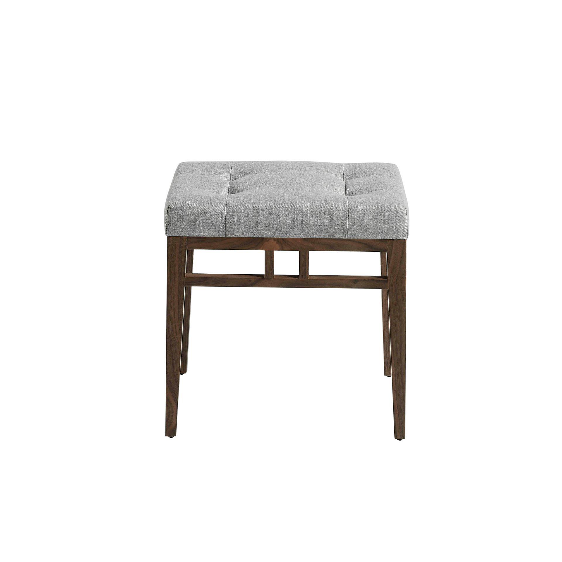 Stool Textile Grey 1