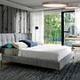 Hocker Textil Grau 7