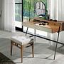 Hocker Textil Grau 5