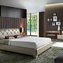 Hocker Textil Grau 6