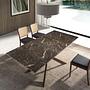 Chair Rattan Faux Leather Black 6