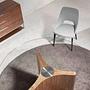 Dining chair textile gray 5