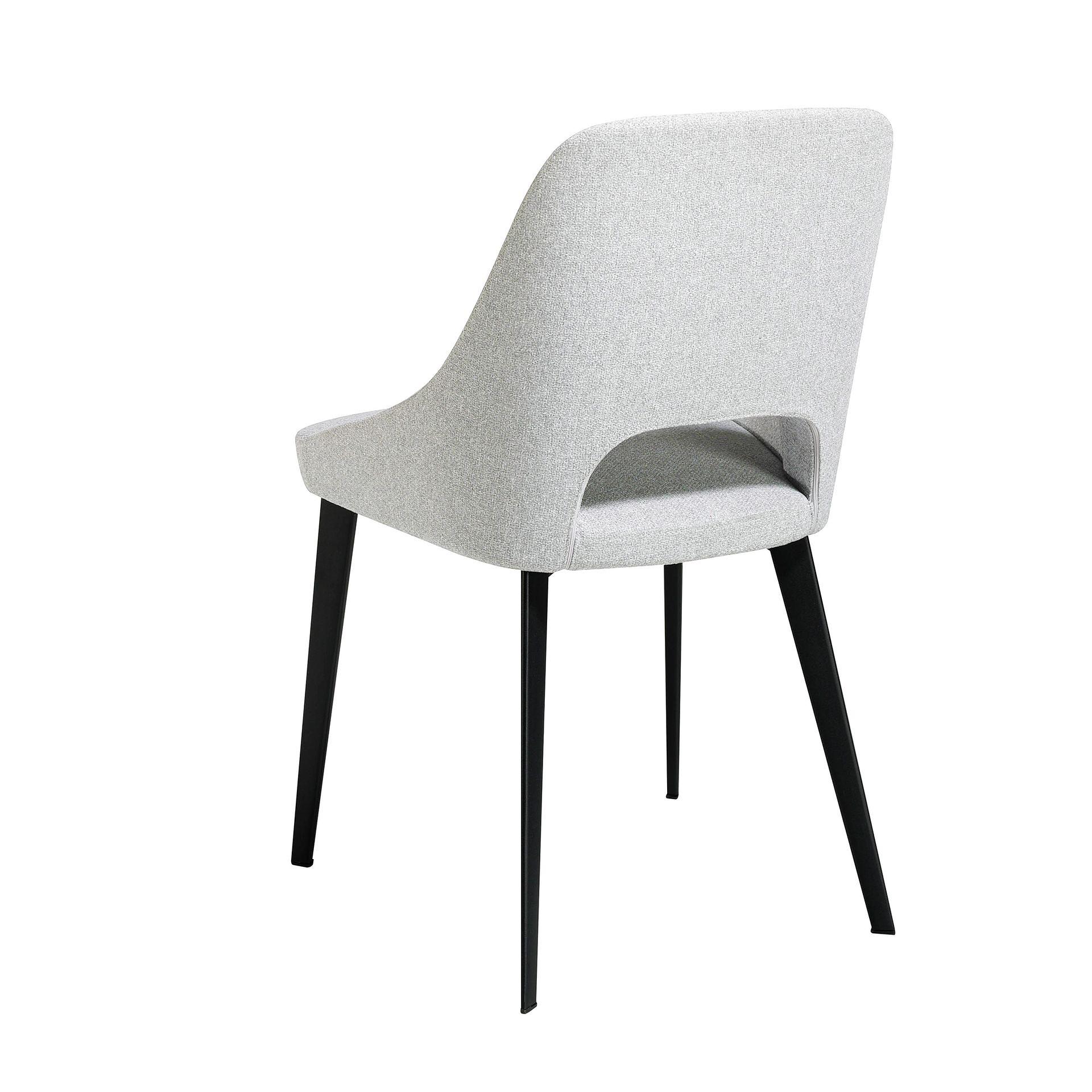 Dining chair textile gray 6