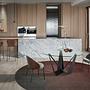 Bar stool fabric grey 3