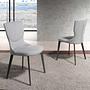 Dining chair textile grey 2