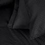 Bed linen set Cotton Silk Black 220x240cm 1