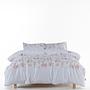 Bed linen set 3-pc. Cotton sateen White 220x240cm 0