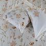 Bed linen set 3-pc. Cotton sateen White 220x240cm 3