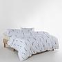 Bedding set 2-piece. 100% cotton sateen White 140x200cm 2