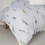Bedding set 2-piece. 100% cotton sateen White 140x200cm 4