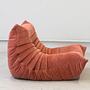 Togo Sessel Cord Coral 1