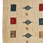 Rizbaf Gabbeh Teppich Wolle Beige 1