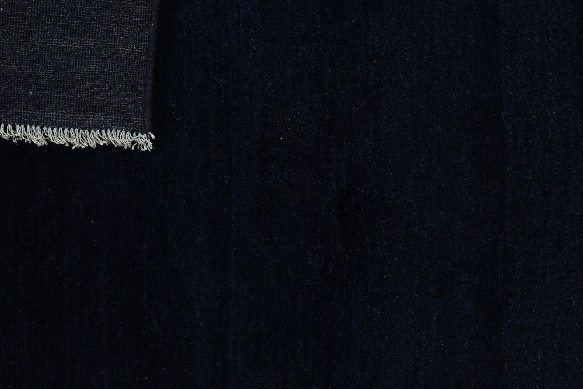 Gabbeh Teppich Wolle Blau 2