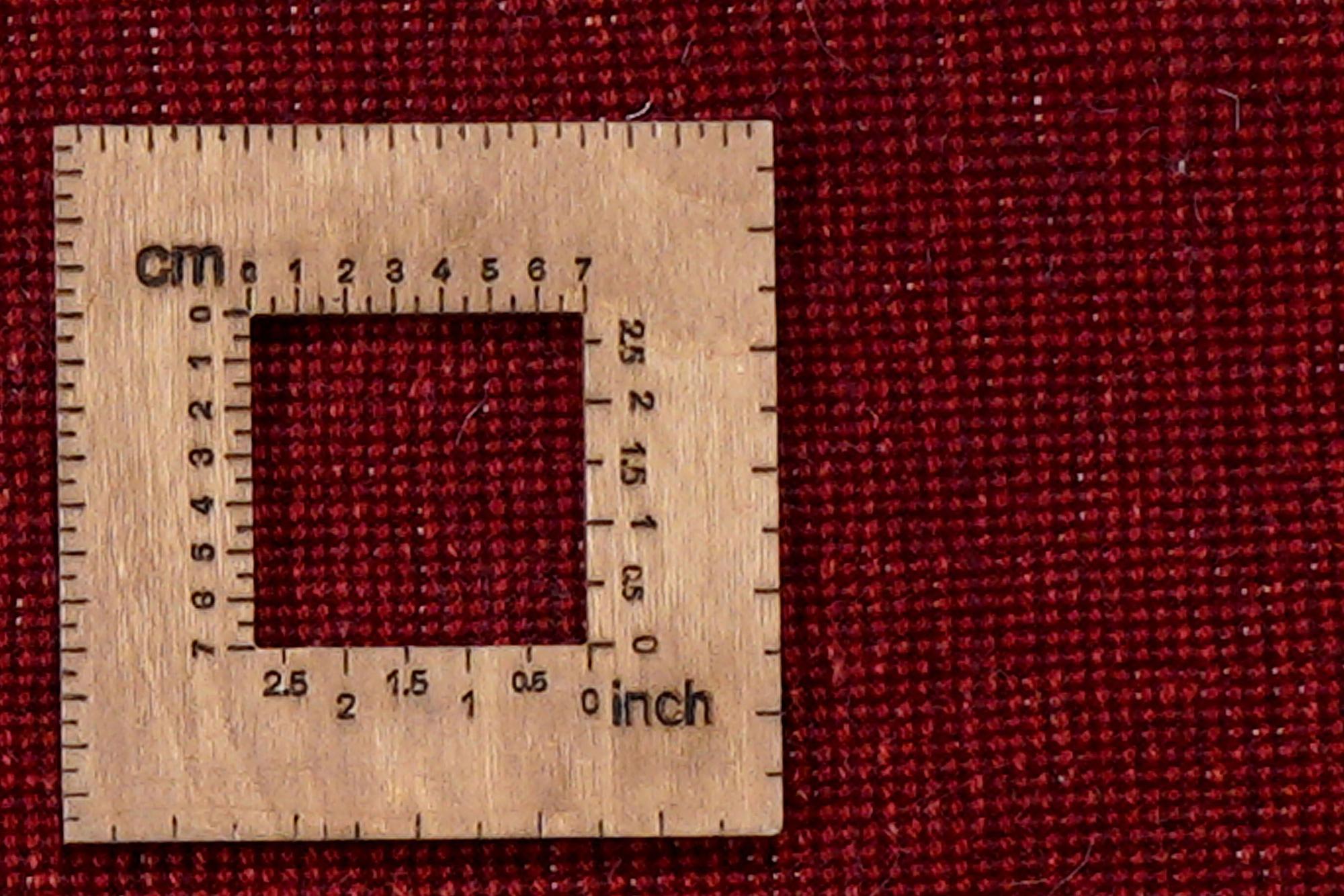 Gabbeh Teppich Wolle Rot 6