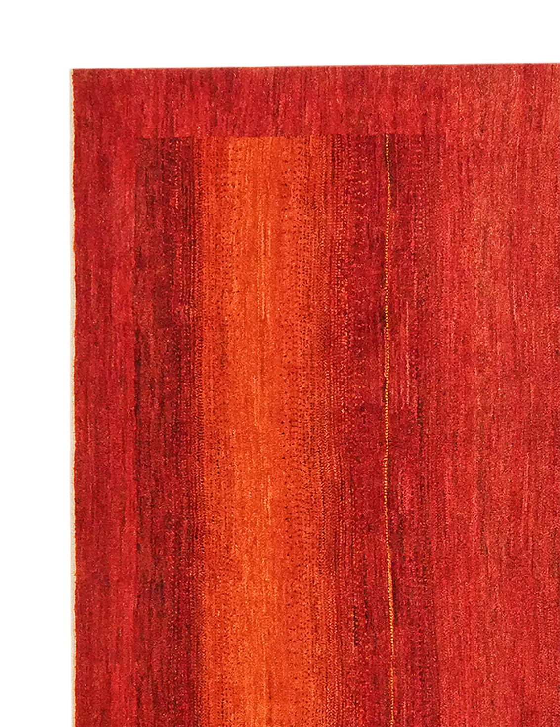 Rizbaf Gabbeh Teppich Wolle Rot 1