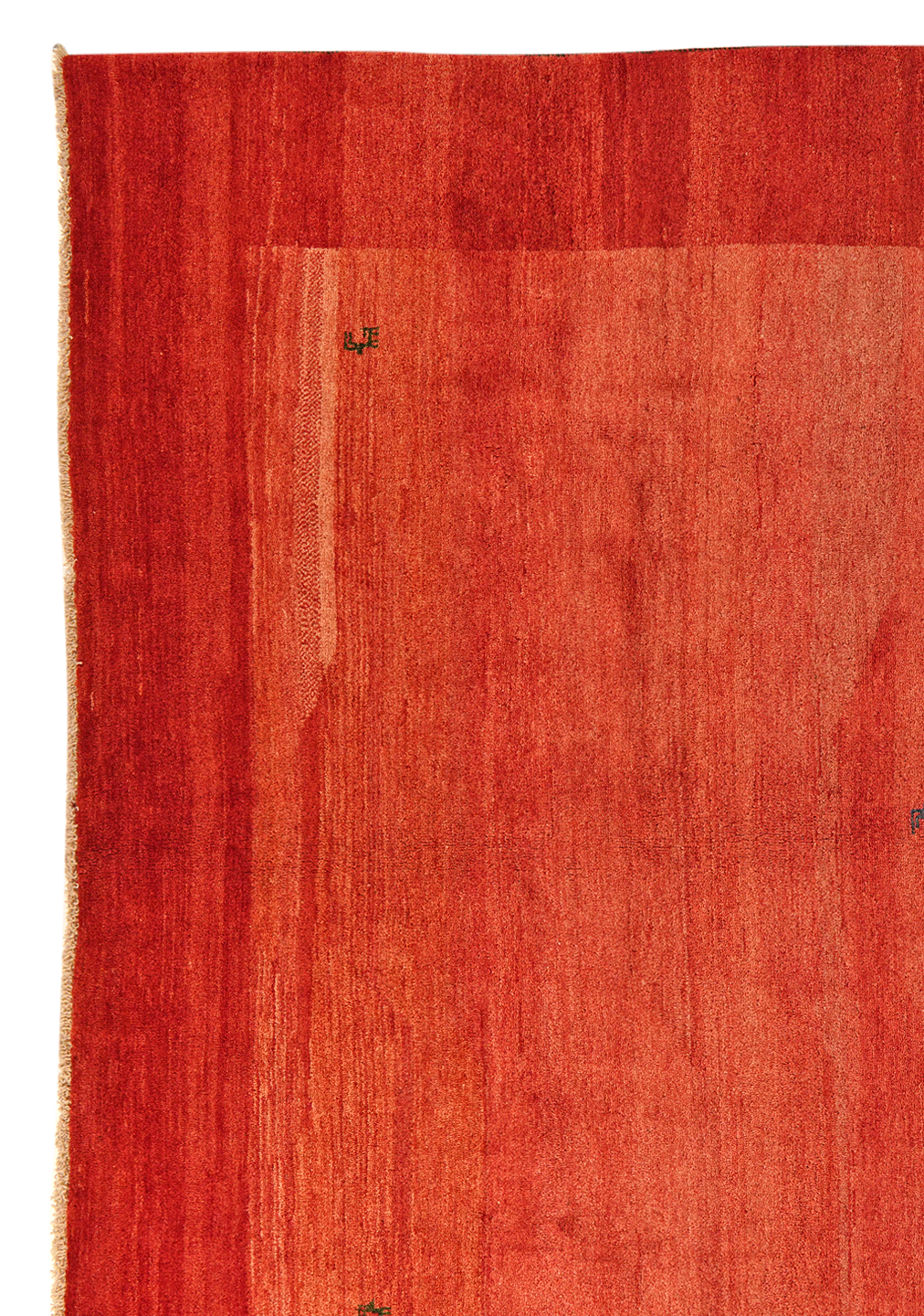 Gabbeh rug wool red 1