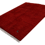 Gabbeh Teppich Wolle Rot 3