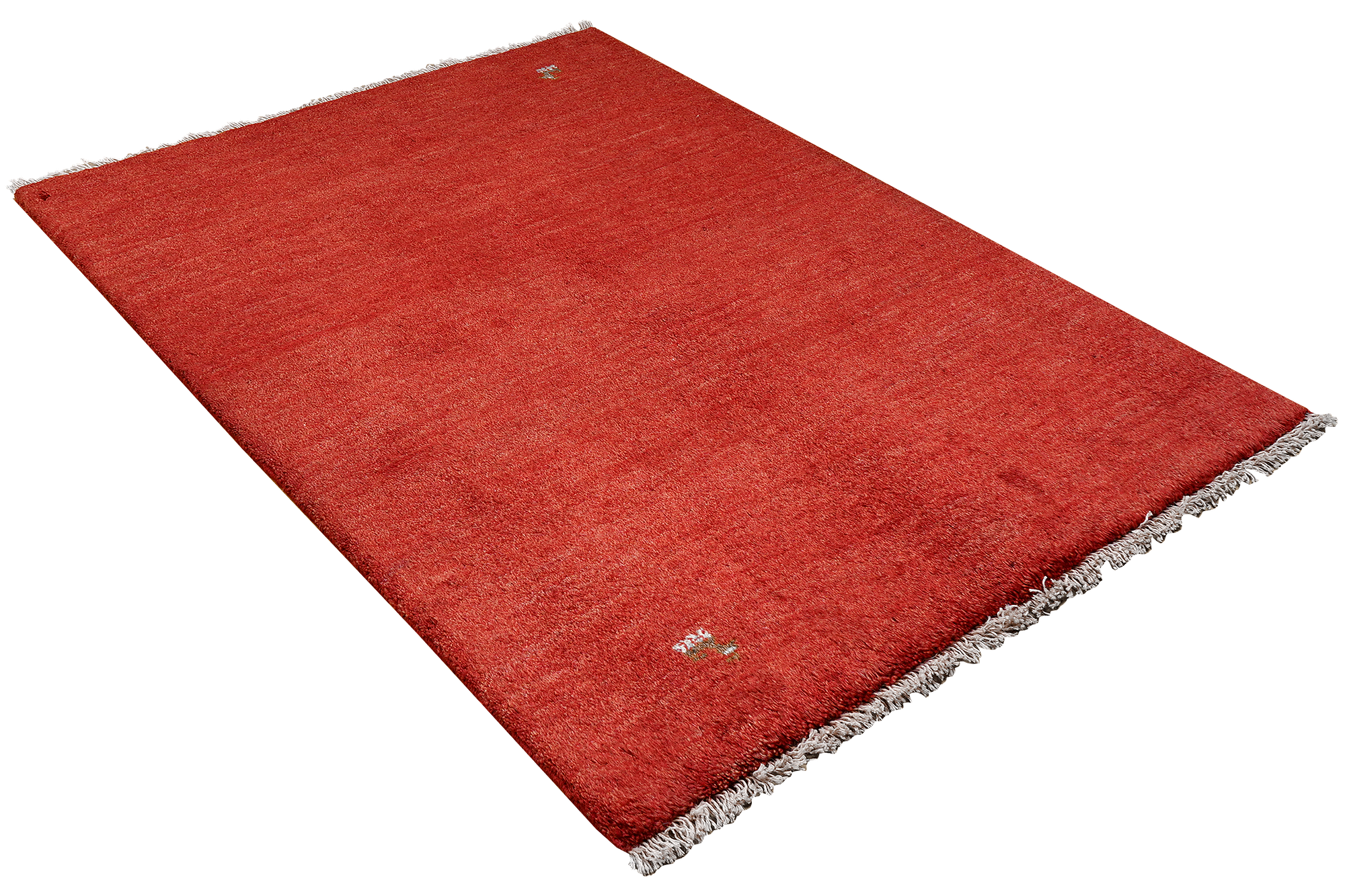 Gabbeh Teppich Wolle Rot 2