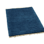 Gabbeh Teppich Wolle Blau 2