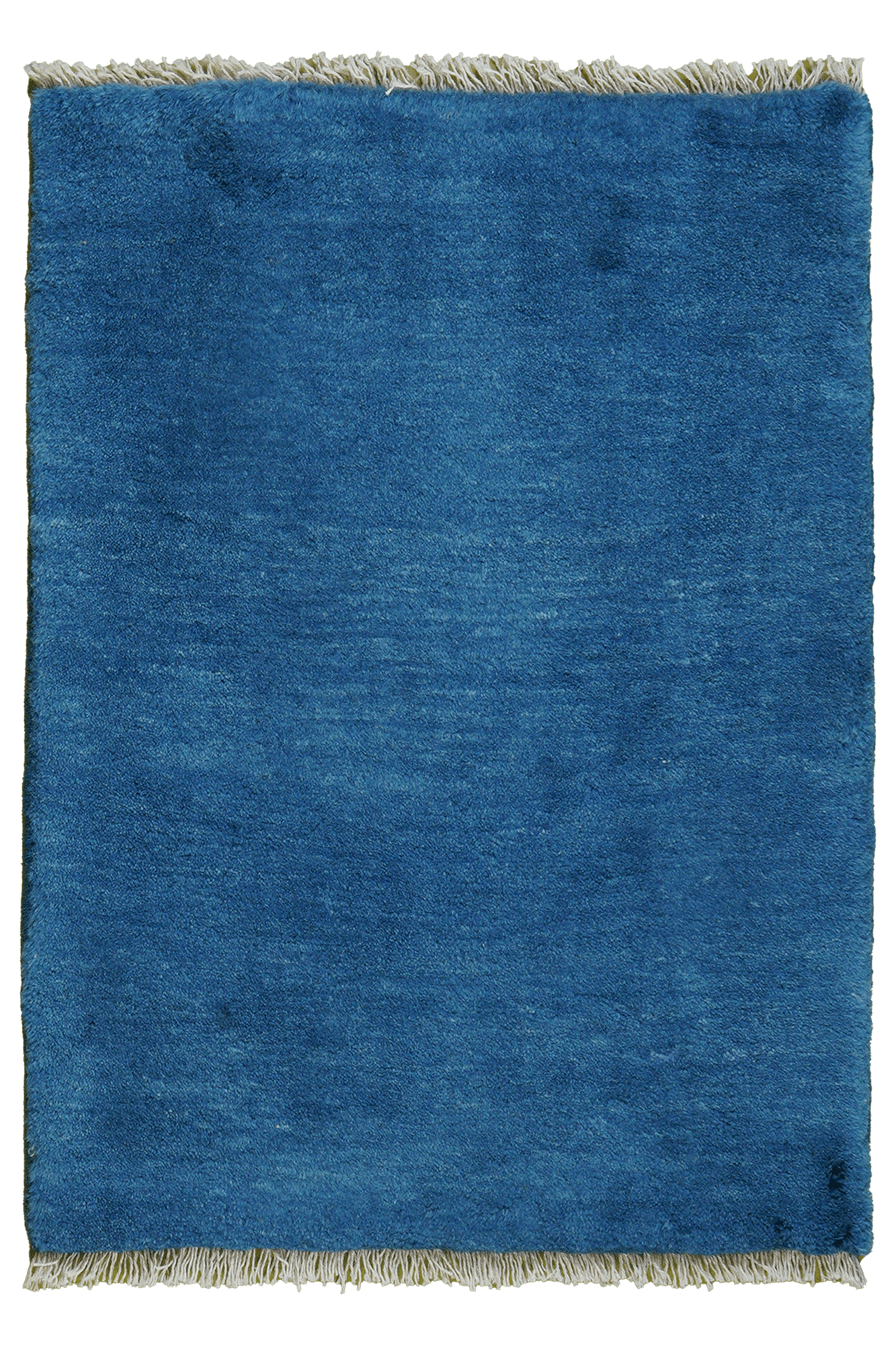 Gabbeh Teppich Wolle Blau 0