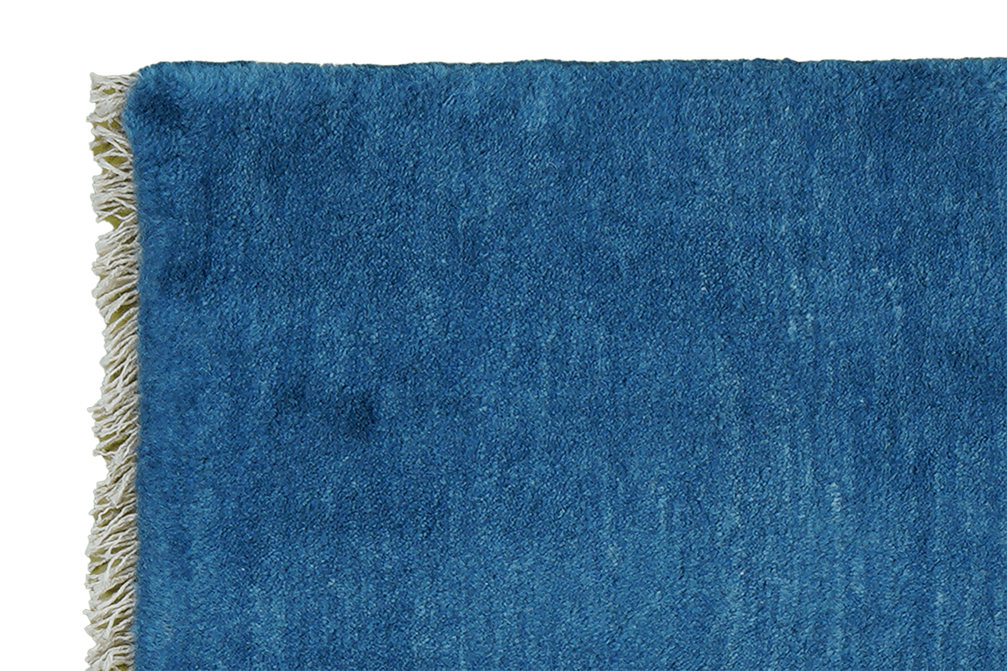 Gabbeh Teppich Wolle Blau 1