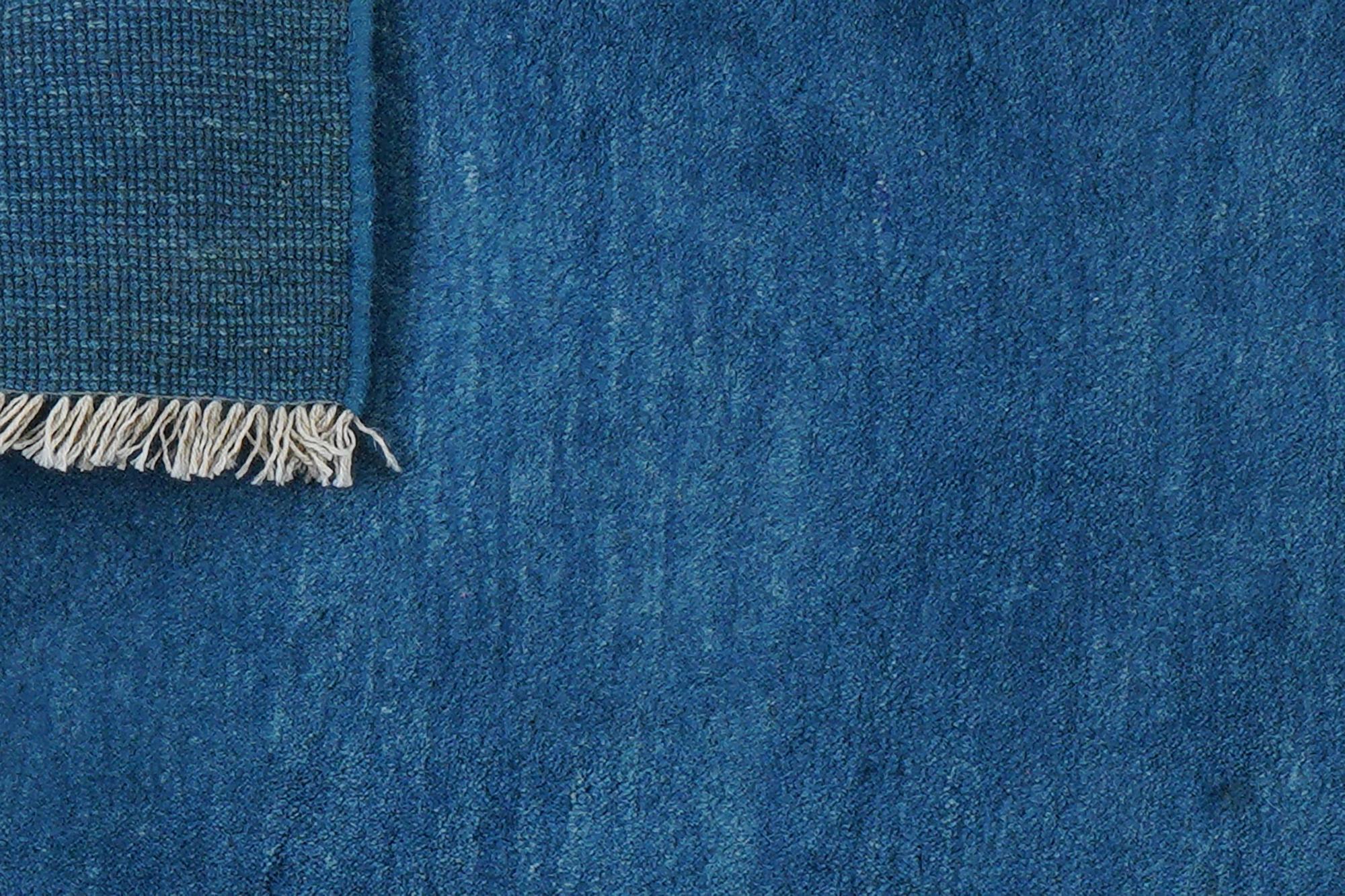 Gabbeh rug wool blue 5