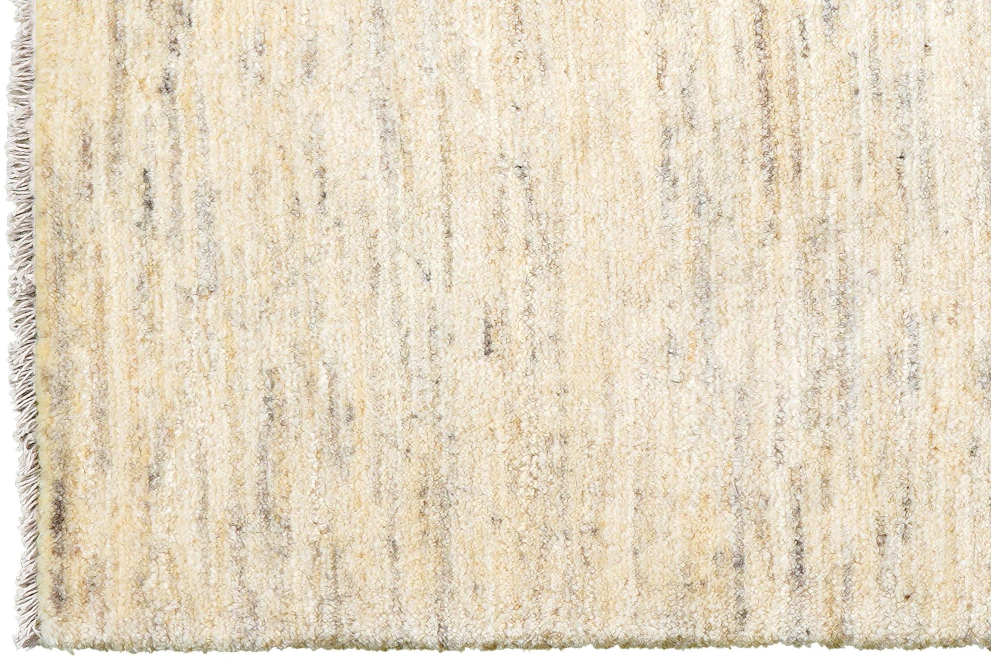 Gabbeh Teppich Wolle Beige 1