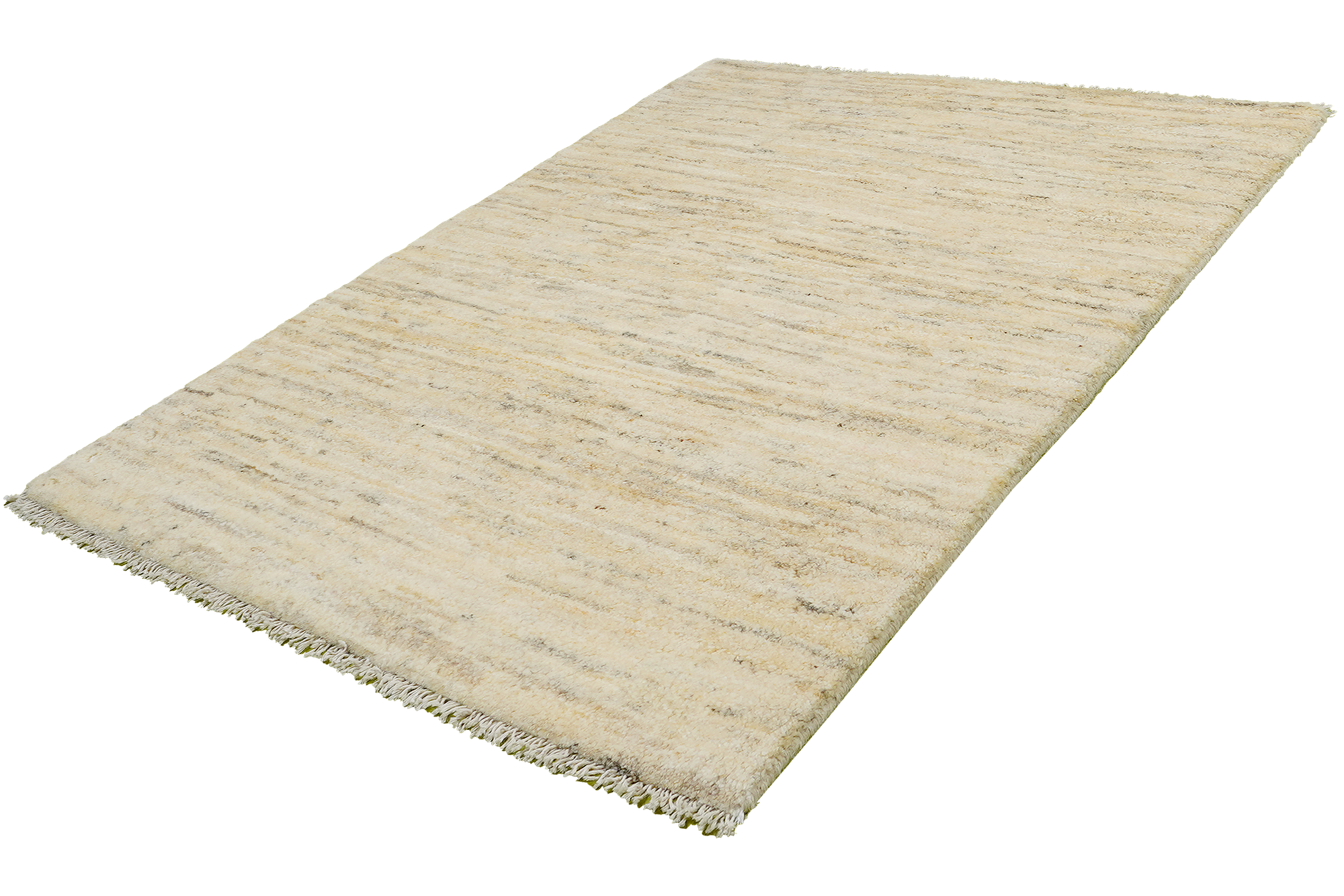 Gabbeh Teppich Wolle Beige 3