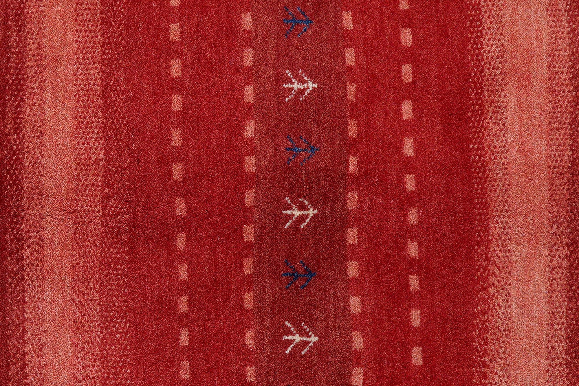 Rizbaf Gabbeh Rug Wool Red 4