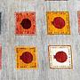 Rizbaf Gabbeh-Teppich Wolle Grau 4