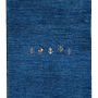 Gabbeh Teppich Wolle Blau 0