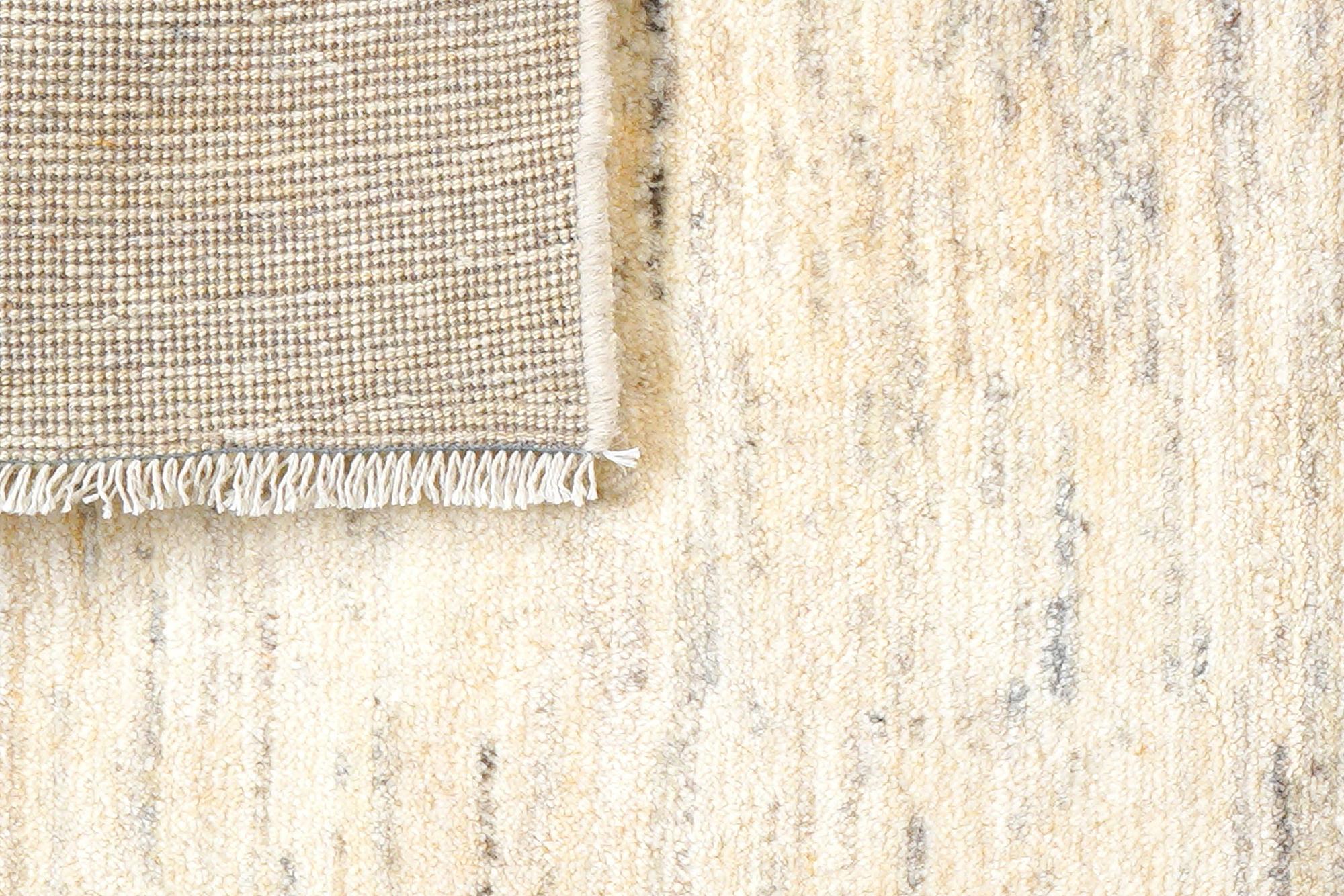 Rizbaf Gabbeh-Teppich Wolle Beige 4