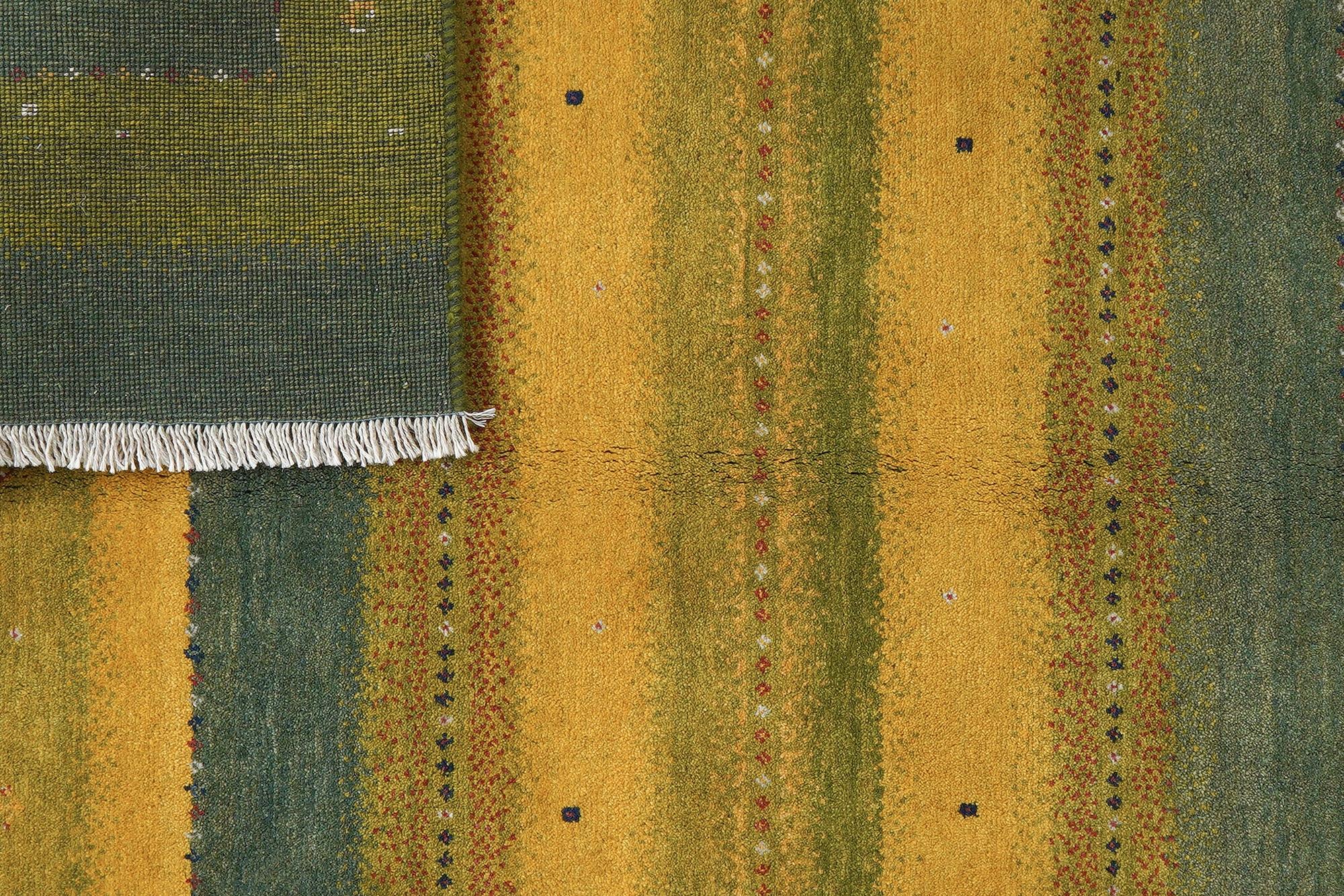 Rizbaf Gabbeh 199x155cm Multicolore 5