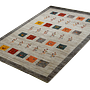 Rizbaf Gabbeh-Teppich Wolle Beige 3