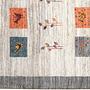 Rizbaf Gabbeh-Teppich Wolle Beige 1