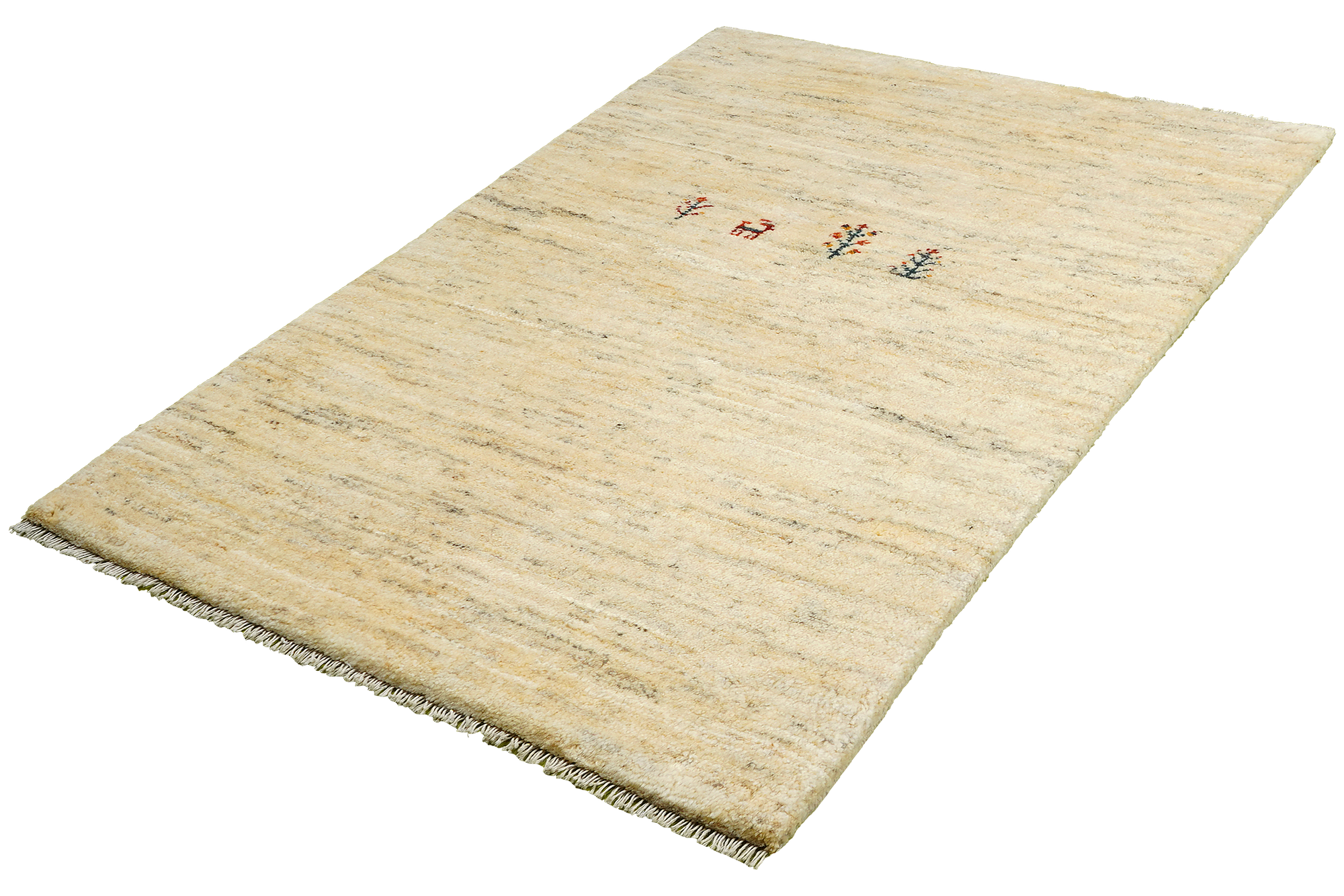 Rizbaf Gabbeh-Teppich Wolle Beige 3