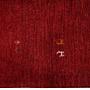 Rizbaf Gabbeh-Teppich Wolle Rot 1