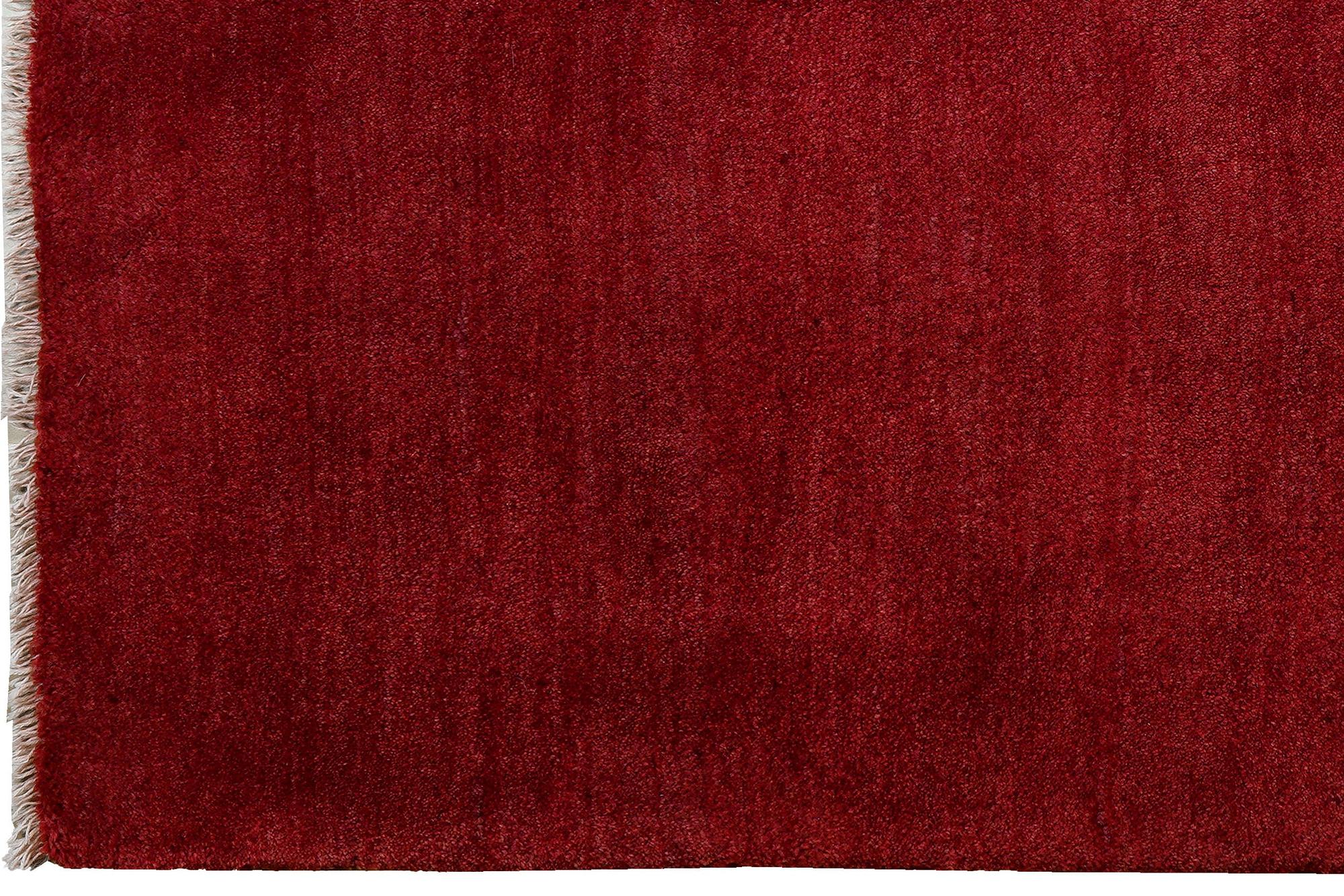 Rizbaf Gabbeh-Teppich Wolle Rot 1