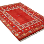 Rizbaf Gabbeh-Teppich Wolle Rot 2