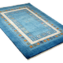Rizbaf Gabbeh-Teppich Wolle Blau 2